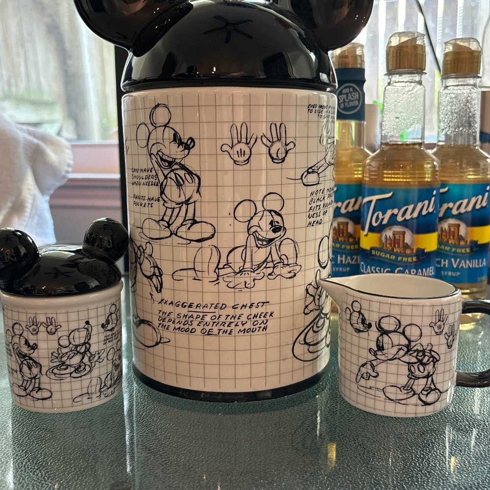 Mickey Mouse Coffee Set